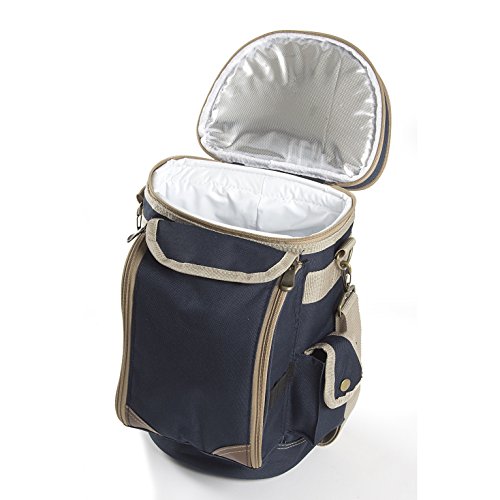 The Greenfield Collection CB2NBH Contour Kühltasche Midnight Blue mit Polycarbonatgläser - 2