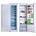 Price comparison product image SIA 54cm White Fully Integrated Tall Freezer & Larder Fridge Twin Pack A+ Rating