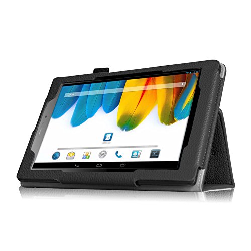Fintie Odys Pro Q8 Hülle Case – Slim Fit Folio Kunstleder Schutzhülle Cover Tasche mit Ständerfunktion für Odys Pro Q8 20,3 cm (8 Zoll) Tablet-PC, Schwarz - 6