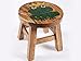 Produktbild Kinderhocker Flo Kinder Sitzhocker Kinderstuhl Hocker Beistelltisch Massivholz Akazienholz massiv handbemalt handgeschnitzt Kinderzimmermöbel Motiv Frosch