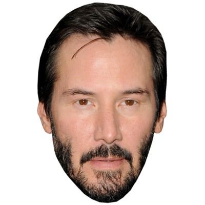 Preisvergleich Produktbild Keanu Reeves Maske aus Pappe