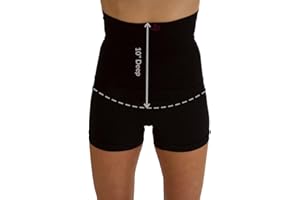 Comfizz 10" Waistband with Silicone Grip | Unisex Belt for Stoma | Bag Cover | Hernia & Kidney Aid | Post-Surgery (L/XL, Black)