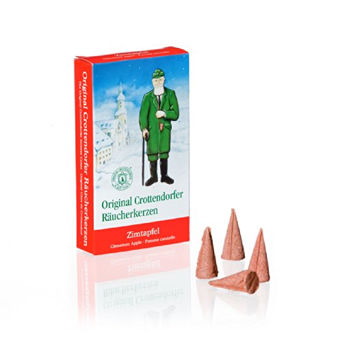 Crottendorfer 1013 Original Räucherkerzen "Zimtapfel" 24 Stück, Größe M
