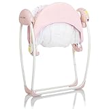 Elektrische Babyschaukel Automatische Baby Wiege Wippe Little World Dreamday rosa - 4