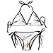 Produktbild Jiger Adjustable Bikini Set Halter Ladies Swimming Costume, Several Fish Hook Equipment Objects Trolling Angling Netting Gathering Activity,Halter Beach Bathing Swimwear