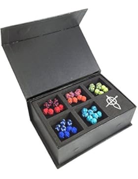 OfficePunk - Coloured Champion - 10 bunte Stoff Manschettenknöpfe aus Seide in den Farben Blau, Rot, Orange, Grün...