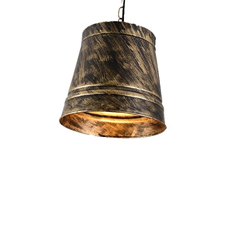 Preisvergleich Produktbild KMYX Retro Industrie Loft Schmiedeeisen Einzelkopf Kronleuchter Bronze Pendelleuchten Absichtlich Craft Deckenleuchten Bar Cafe Bar Gang Decke Leuchte Höhenverstellbar (ohne Lampen)