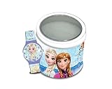 Fabricado en Grecia. Diakakis 000561973 Frozen - Reloj en Caja de Lata