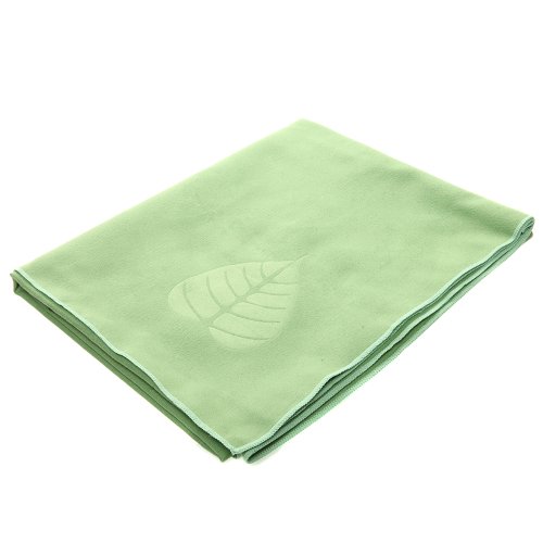 Microfaser Reisehandtuch 130cm x 80cm – Packtowl / Camping Handtücher – Microfibre travel towel (Green / Grün) - 3