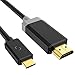Price comparison product image Syncwire USB C to HDMI Cable - 2M USB 3.1 Type C Thunderbolt 3 to HDMI 4K@60Hz UHD Adapter Converter for iMac 2017, Macbook Pro 2018, Samsung Galaxy S9 S8, Huawei P20 Mate 10, Lenovo Yoga 900