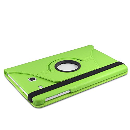 Infiland Samsung Galaxy Tab E 9.6 Hülle Case – PU Ledertasche lederhülle 360° Drehbarer Stand Cover Case Schutzhülle Tasche Etui für Samsung Galaxy Tab E T560N / T561N 24,3 cm (9,6 Zoll) Tablet-PC(Grün) - 5