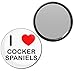 I Love Cocker Spaniels - 55mm Round Compact Mirror