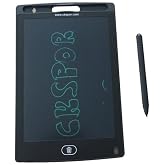 Slipt Writing Tablet 10 Inch LCD Digital Pen Drawing Blackboard Graphics Note Writing Training Tablet (Black)