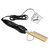 Peigne Lisseur Cheveux - Electric Peigne Redresseur Chaud pour Cheveux Secs et Mouillés