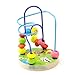 Multi Colors Baby Kid Festival Gift Wooden Around Beads Maze Puzzle Educational Toy(1Pca: Random Color)