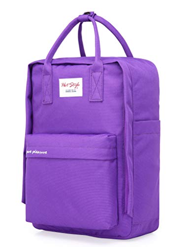 Preisvergleich Produktbild Pure Pleasure Universität Schulranzen Reiserucksack / 42x28x12cm / Hält 15,6-Zoll Laptop / Lila