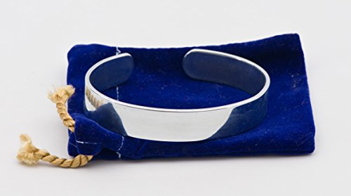 RAZZMATAZZ Zinc Pulsera, Hecho a Mano en Reino Unido, para una Buena Salud y concepción 8 mm Ancho