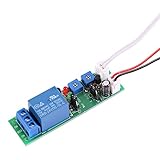 temporizador de luz intermitente 2 MODOS: admite 2 modos, modo mon (una vez) y modo ciclo, y simplemente puede cambiar de modo ajustando el puente