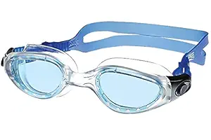 Inditradition Anti Fog Swimming Goggle for Adults & Kids | with Free Ear Plugs and Hanging Case, Adjustable Straps