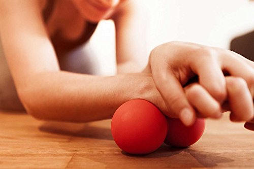 Massageball / Zwillings Lacrosse Ball (Twinball) – Faszienball für effektive Selbstmassage, Faszientherapie & Tiefengewebsmassage – ideale Massagerolle / Faszienrolle gegen punktuelle Verhärtungen - 3