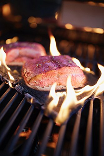 Räucherbrett XXL 2 Stück aus Zedernholz, Western Red Cedar – Rauch Smoken auf Gasgrill Kohlegrill – 40cm x 17,5cm x 1,4cm – Mehrfache Verwendbarkeit - 6