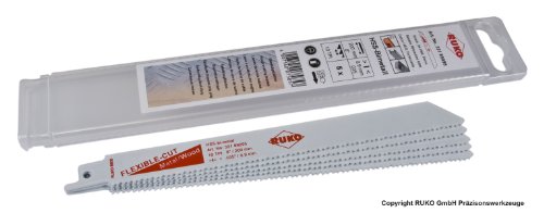 RUKO 33189095 Säbelsägeblatt 8909-5 200x18x0,9 10 TPI (5 Stück) - 2