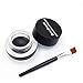 JACKY 2Pcs Waterproof Eye Liner Eyeliner Shadow Gel Makeup Cosmetic Brush