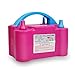 Produktbild Amzdeal Luftballonpumpe elektrische 600W, Ballonpumpe mit automatik & halbautomatisch Modi und tragbare Ballons Pumpe für Geburtstagsfeiern, Party, Hochzeitsfeiern