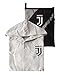 Produktbild Bademantel mit Kapuze aus Mikrofaser offiziell FC JUVENTUS neuem Logo Jahre 6 8 10 12 14 Weiß Schwarz mit BIMBO BAMBINO ANNI 6