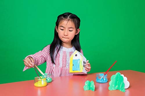 kleines Papphaus zum Basteln und Malen von bibabox