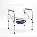 Produktbild NEEDED Y Faltbare höhenverstellbare Kommode Stuhl Mobile ältere schwangere Frauen Edelstahl rutschfeste Fußmatte
