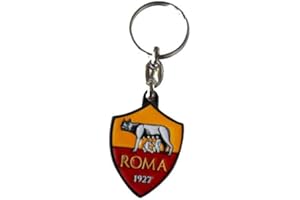 AS ROMA KEYRM1105 Porte-clés officiel avec emblème classique magique
