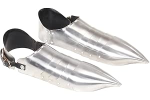 vidaXL Réplica de Casco de Caballero Medieval Rol en Vivo LARP Cruzado Armadura Guerrero Antiguo Temática Histórica Halloween Cosplay Acero Plateado