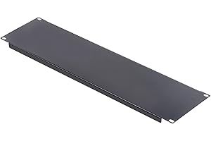 Aiten Data Panel Ciego 3U para Armario Rack 19", Color Negro