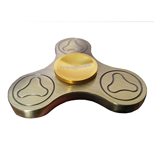 tritechnox - Tri Fidget Hand Spinner Toy,Stress Reducer Ultra Durable High Speed Ceramic Bearing Fidget Finger Toy Can Continue to Rotate for 1-3 minutes - Perfect for ADD / ADHD / Anxiety / Autism And Stress Relief Adult Children,Office Desk Gadget (GUN METALLIC WHEEL) tritechnox - Tri Fidget Hand Spinner Toy,Stress Reducer Ultra Durable High Speed Ceramic Bearing Fidget Finger Toy Can Continue to Rotate for 1-3 minutes - Perfect for ADD / ADHD / Anxiety / Autism And Stress Relief Adult Children,Office Desk Gadget (GUN METALLIC WHEEL)