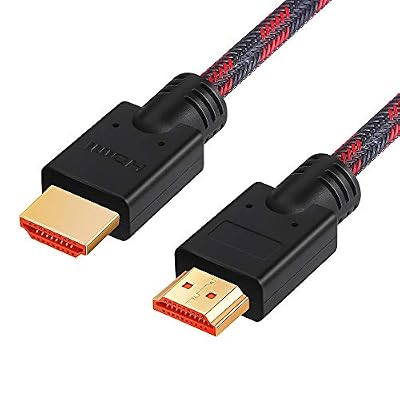 Chliankj Câble HDMI, High Speed avec Ethernet, 3D,1080P et Audio Return,1m 2m 3m 5m 10m 15m 20m 25m (1m)