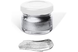 ARTLINE EPOXY RESIN Pasta de pigmento para resina epoxi, opaca, color concentrado, intenso y brillante, para todo tipo de resinas epoxi, bricolaje, joyas, coasters, pano, tablas de resin (Plateada)