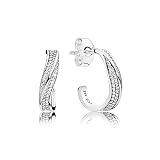Tipo de gema: circonita Pandora Pendientes de botón Mujer plata - 297097CZ