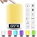 Produktbild Touch-Nachttischlampe Mit Bluetooth-Audioplayer, Dimmbarer Warmweißer Tischlampe Und 48 Arten Von RGB-Farbwechsel-LED-MP3-Player-Stimmungslichtern, Unterstützendem Computer, Handy, Tablet