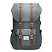 Produktbild Canvas Rucksack mit 15,6 zoll Laptopfach, Laptoprucksack Campusrucksack Rucksack mit großer Kapazität für Arbeit Business Schule bis 8 cm breit DIN A4 ,Blaugrün