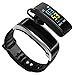 Produktbild 2 In 1 Smart Sport Band Und Diskreter Bluetooth-Kopfhörer/Telefonanruf / Fernkamera/Schrittzähler / Herzfrequenz/Musikarmbänder 0.96HD Kompatible IOS Und Android-PC,Gray