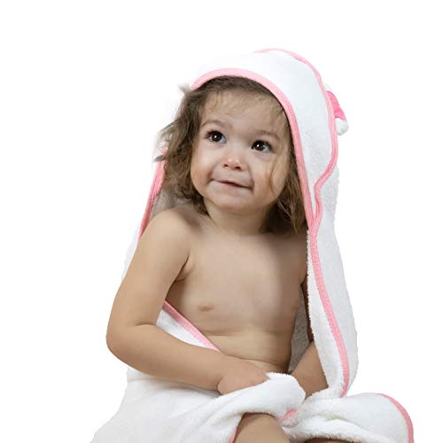 Preisvergleich Produktbild BEBENUI Baby Kapuzenbadetuch (Pink)