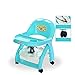 Produktbild GZ Riemenscheibe Abnehmbarer Baby Esszimmerstuhl Tragbarer Kindertisch Stuhl Faltbarer Anhebbarer Baby Tisch Bb Hocker Esstisch Kinder Klappstuhl,Blau,1