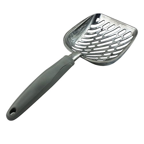 Pala para recoger excrementos de gato Nobleza, color gris largo 34,5 cm