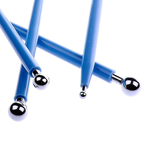 4 Stück Metallkugel Stylus Clay Ceramics Töpferei Bildhauerei Modellierung Werkzeug Set - 3