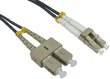 Cables Direct FB1M-LCSC-010 - 1MTR LC-SC 62.5/125 MMD OM1 FIBRE CABLE - GREY