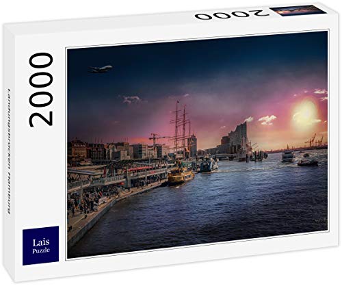 Preisvergleich Produktbild Lais Puzzle Landungsbrücken Hamburg 2000 Teile