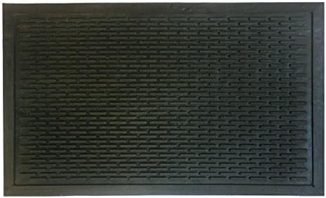 Tildenet DMR02 Pin Plain Rubber Mat - Black