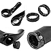 Produktbild Stark und langlebig Lmeno 1 Para Fahrradgriffe Lenkerarretierung am Ende Griffe Gummi Ergonomische Bar Anti-Rutsch für Mountainbike MTB BMX Fahrrad Radfahren (Rot / Blau / Blaick / Weiß / Gold) univer