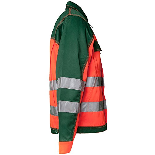 Planam Bundjacke Warnschutz, Größe 64, 1 Stück, orange / grün, 2008064 - 3